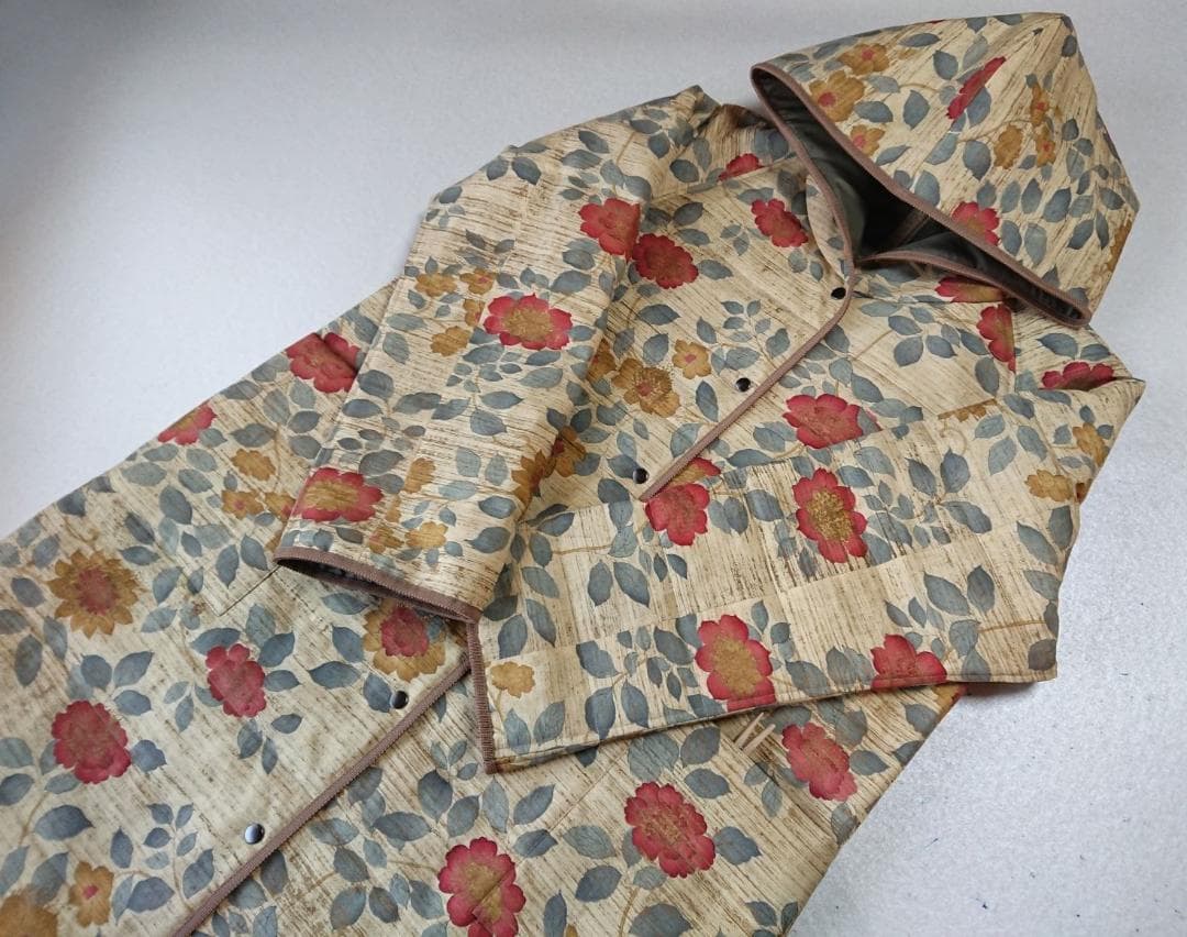 着物リメイク キルティング/ラグランコート【5145】 - メルカリ