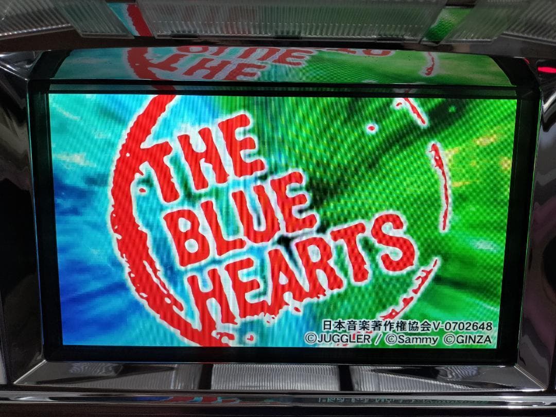 【パチスロ実機】銀座★ザ・ブルーハーツ【不要機付】超レア・希少台・人気台