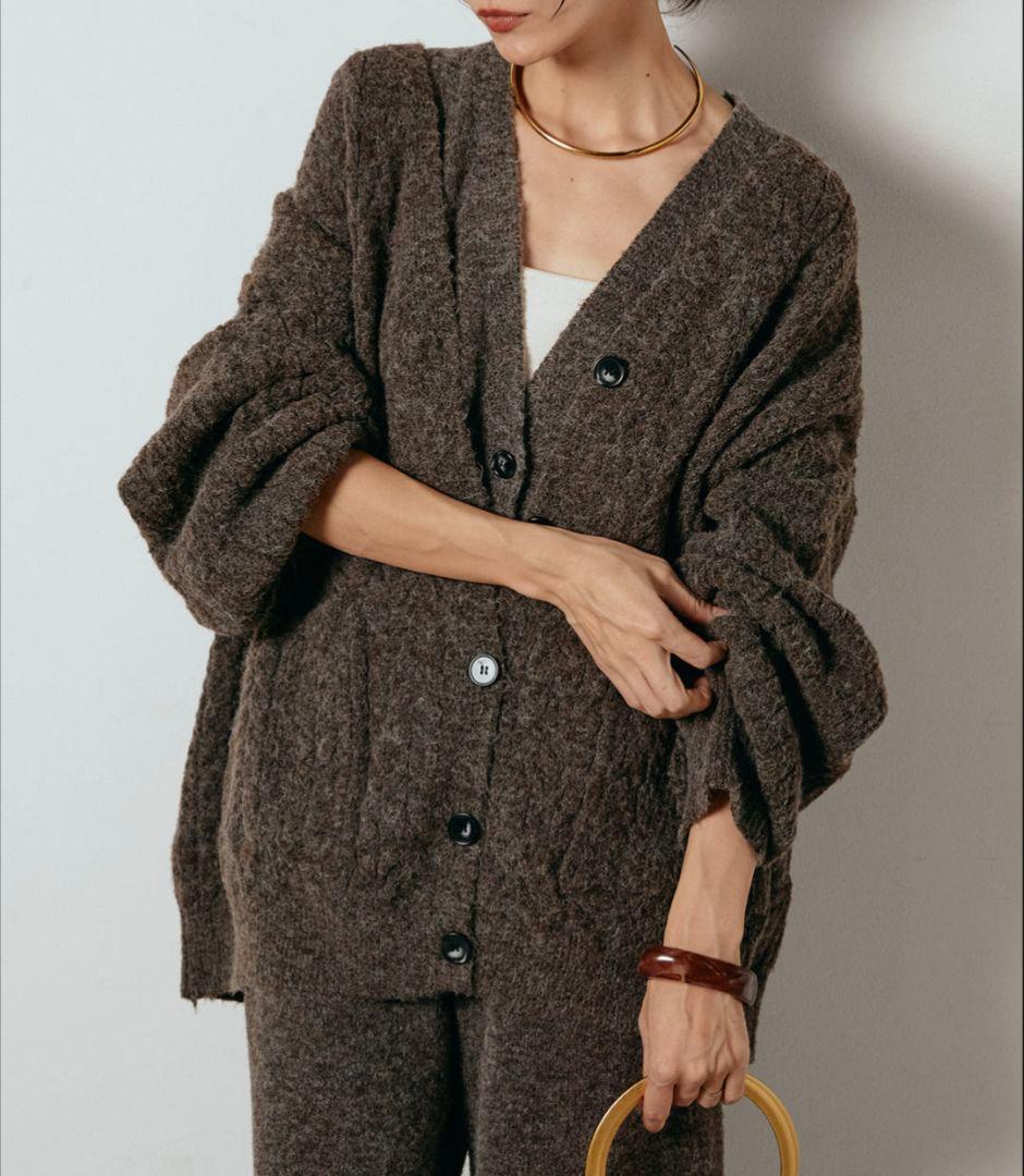 ESICA エシカ [SET]3ピースフロントボタンニットSETUP - メルカリ