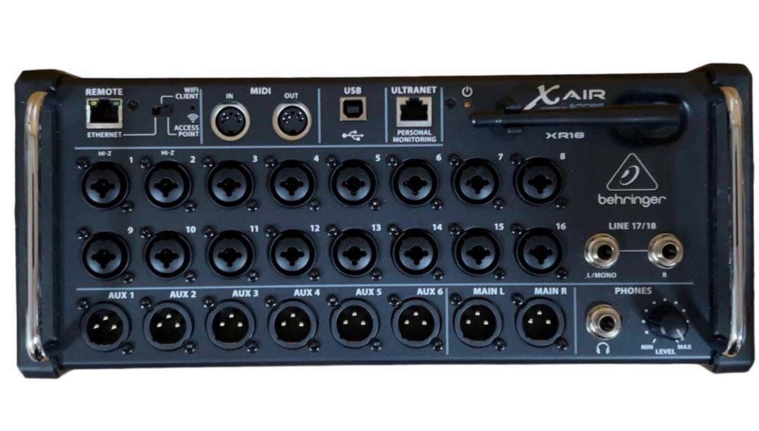 Behringer X AIR XR18 オーディオインターフェイス BEHRINGER XR18 X AIR リモートコントロール・デジタルミキサー Hibino