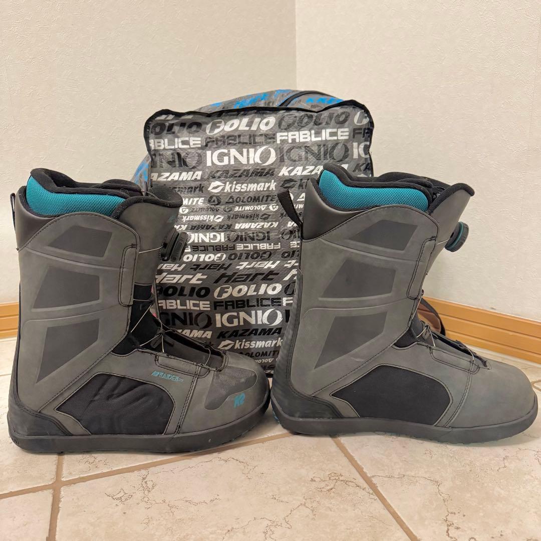 【美品】K2 RAIDER LTD スノーボードブーツ 27.5cm BOA