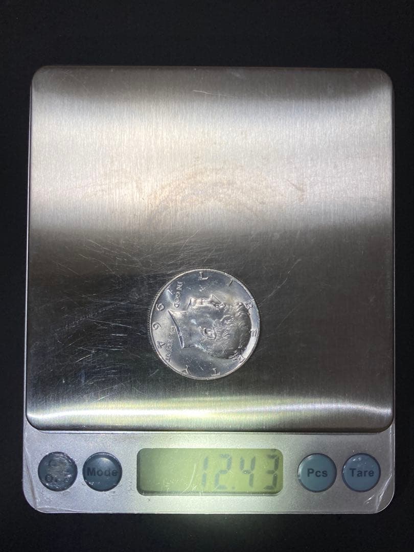 《アメリカ》ケネディハーフダラー銀貨3枚(1964年)