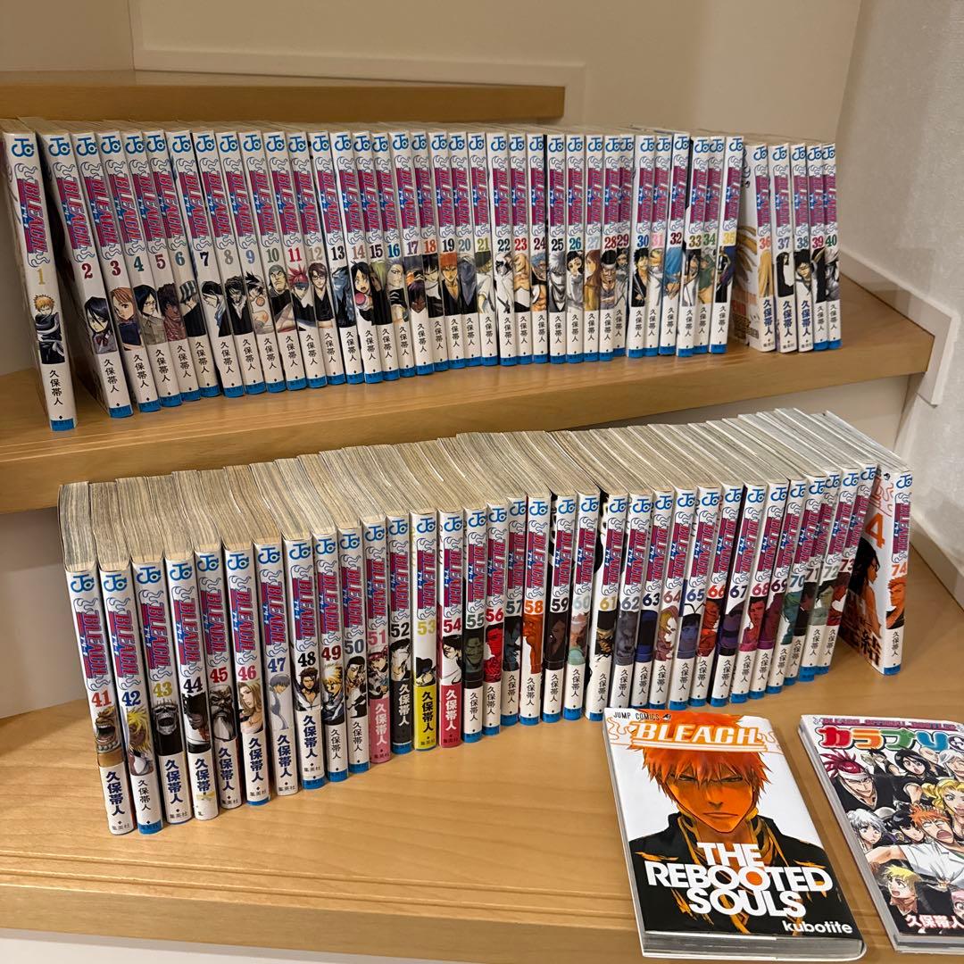 BLEACH 全巻セット 1-74巻 ＋ フリーブック ＋ オフィシャルブック BLEACH 全巻セット（全74巻） | 八文字屋OnlineStore