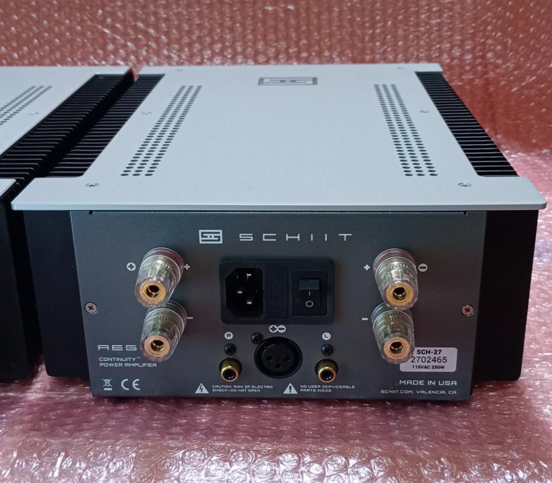 ☆【美品】SCHIIT AUDIO AEGIR ステレオパワーアンプ 2台ペア - メルカリ