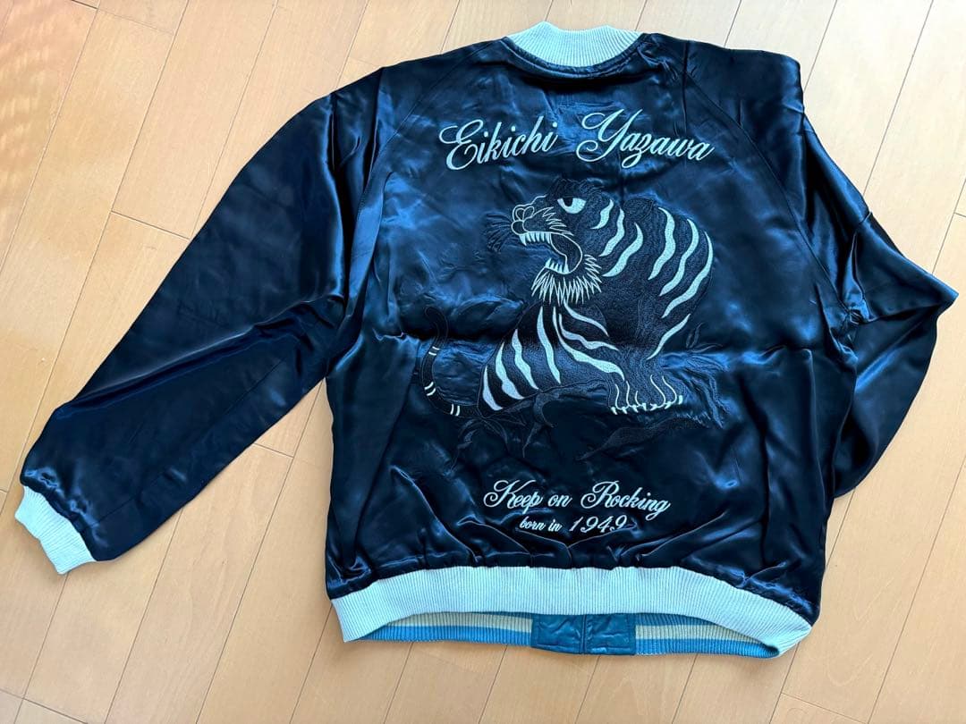 新品未使用】矢沢永吉リバーシブルスカジャンXL - メルカリ