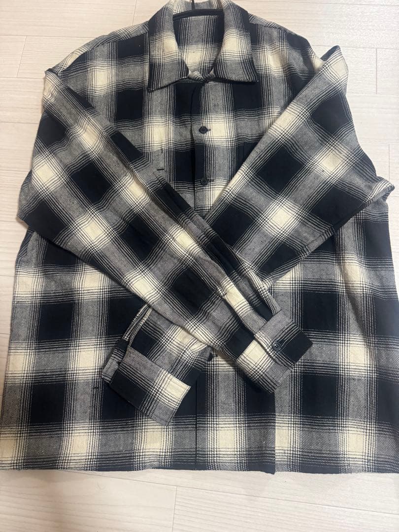 kinema オンブレチェックシャツ - メルカリ