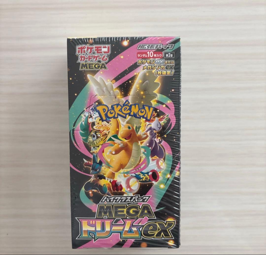 MEGAドリームex 新品、未開封　シュリンク付 MEGAドリームex 新品未開封 シュリンク付き BOX ポケモンカード