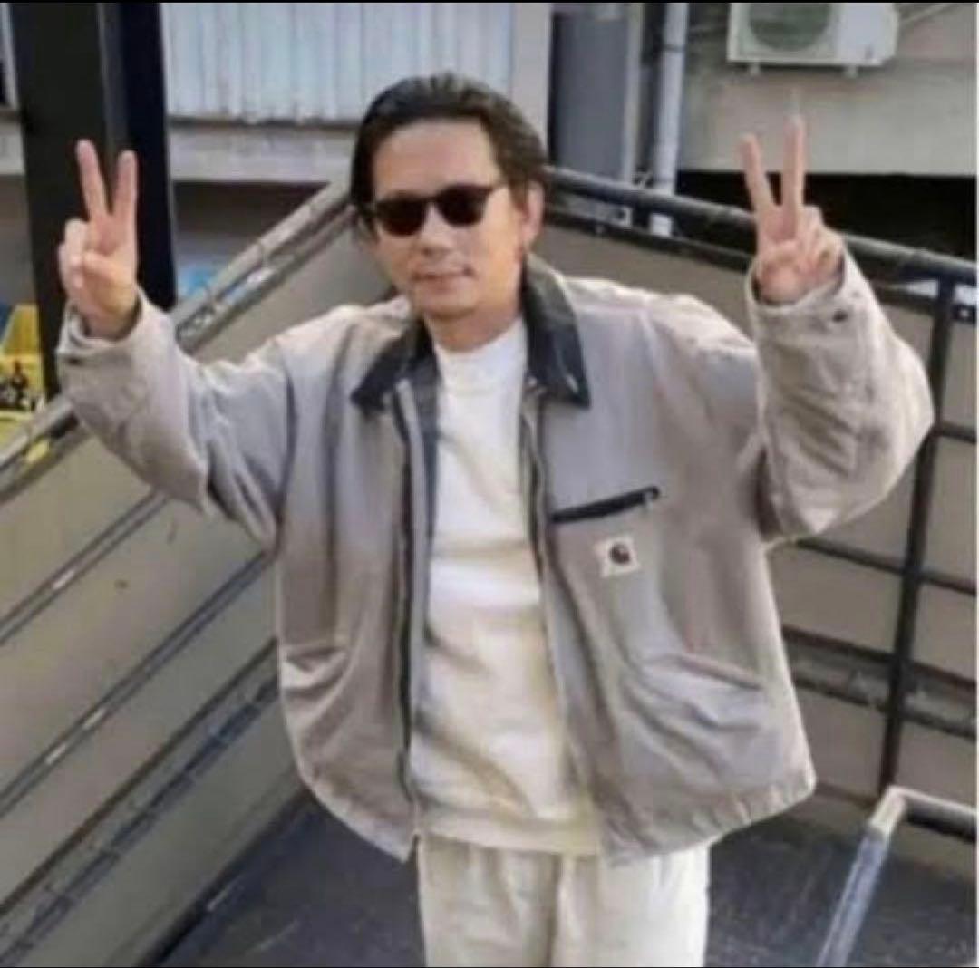 美品カーハート デトロイトジャケット グレーL supreme 野村訓市着用