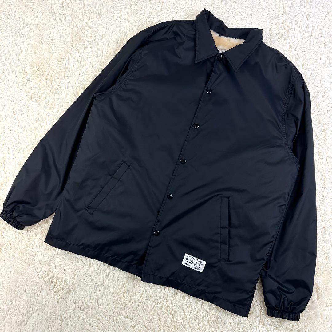 超美品】ワコマリア コーチジャケット ボア 酔生夢死 天国東京 M