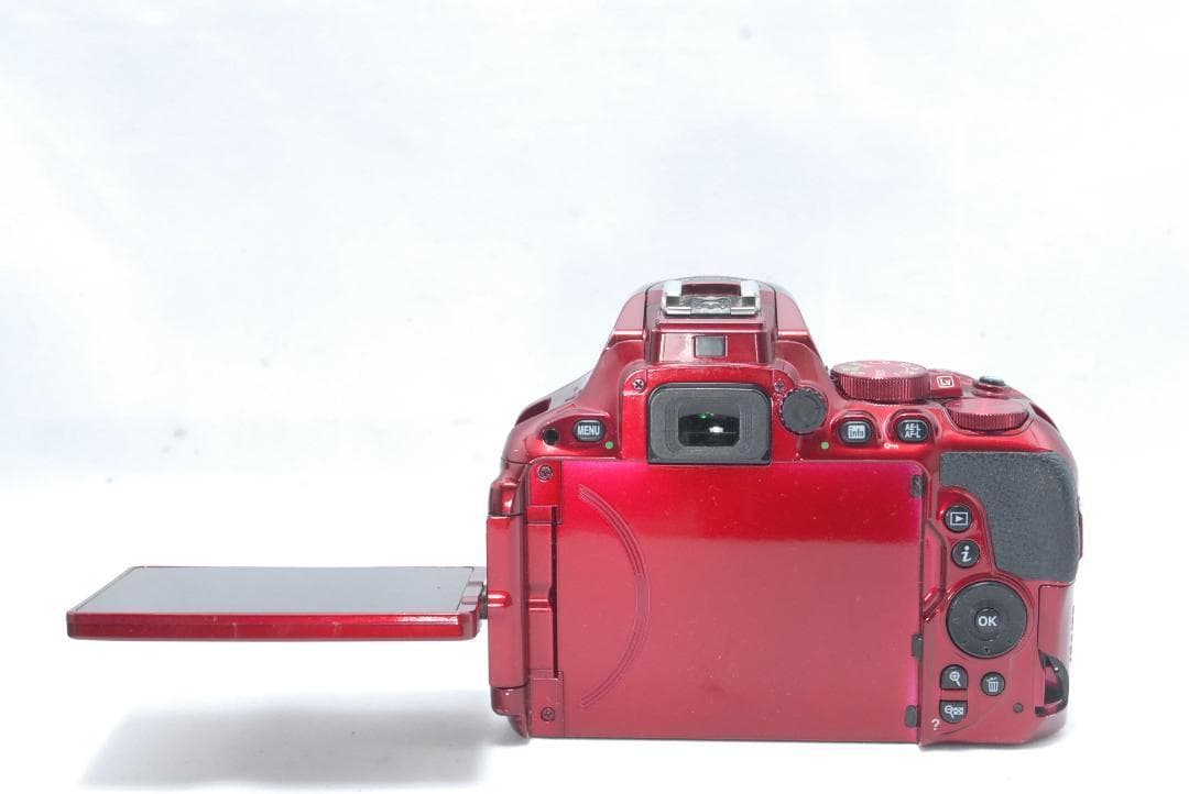 画像転送可能✨Nikon D5500 レッド 一眼レフ 初心者 スタート - メルカリ