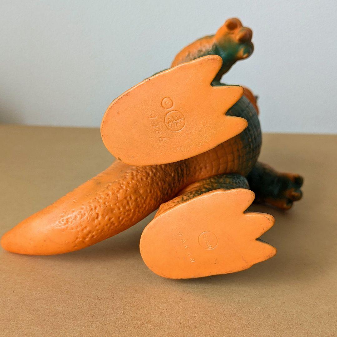 マルサン　バラゴン　ソフビ　怪獣　当時物　ブルマァク