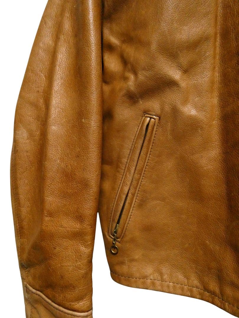 ライナー付き完品！ビッグサイズ40！schottトラッカージャケットAT101