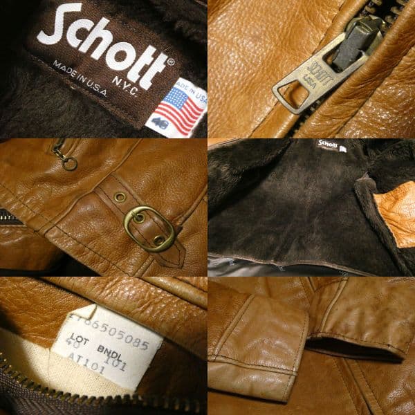 ライナー付き完品！ビッグサイズ40！schottトラッカージャケットAT101
