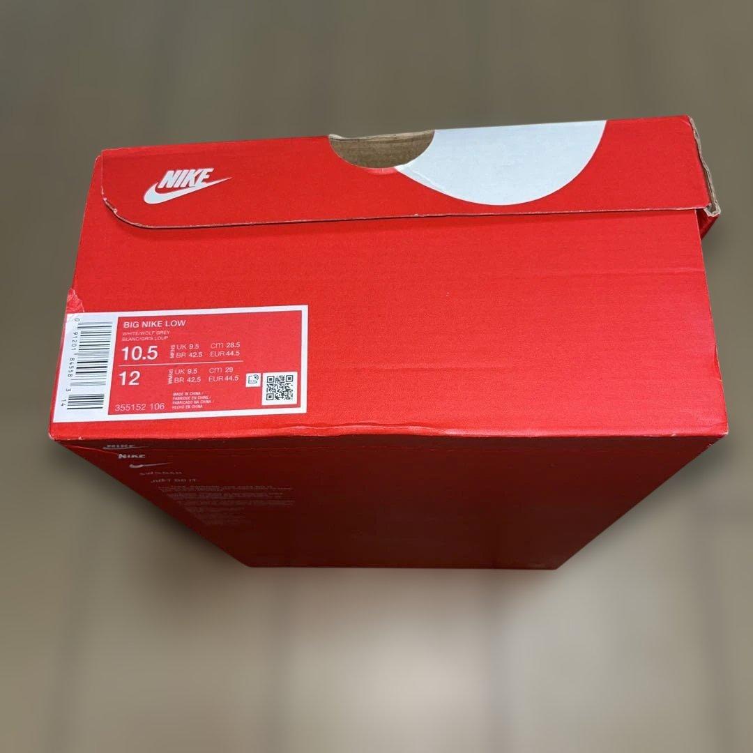 ナイキ　ビッグ ロー　ホワイト/グレー355152 106 【28.5cm】新品