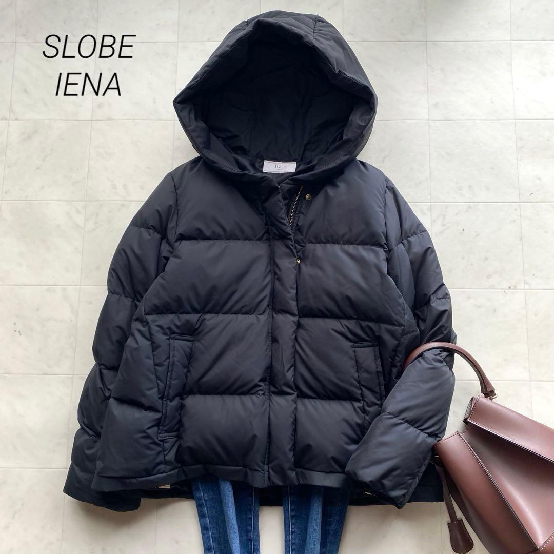 スローブイエナ ショートダウンコート 黒 ブラック 防寒 36サイズ