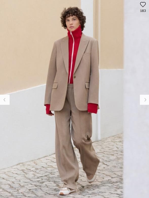 ユニクロC ミラノリブフルジップカーディガン XL レッド 未使用 完売品