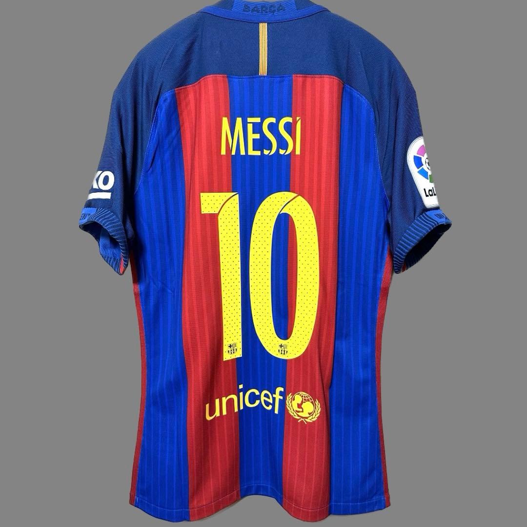 メッシ#10】MESSI バルセロナ 選手支給 ユニフォーム 16/17 M - メルカリ