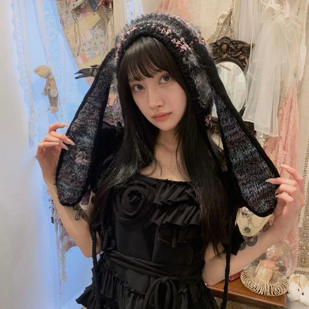 rurumu: usa-mimi knit cap 縷縷夢兎 - メルカリ