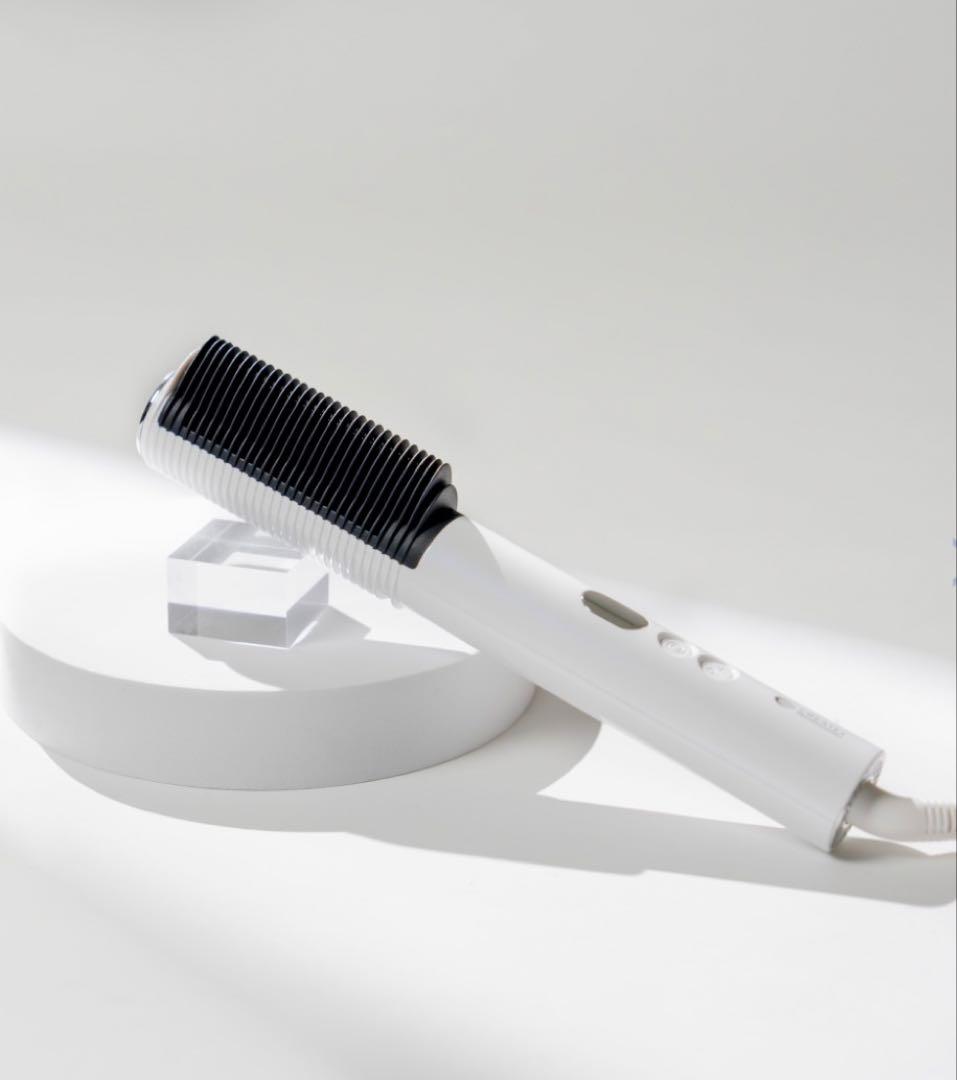 ELEMEIA COMB STRAIGHTENER ホワイト Wavytalk - White Steamline Pro Steam Straightener Brush | Ulta Beauty