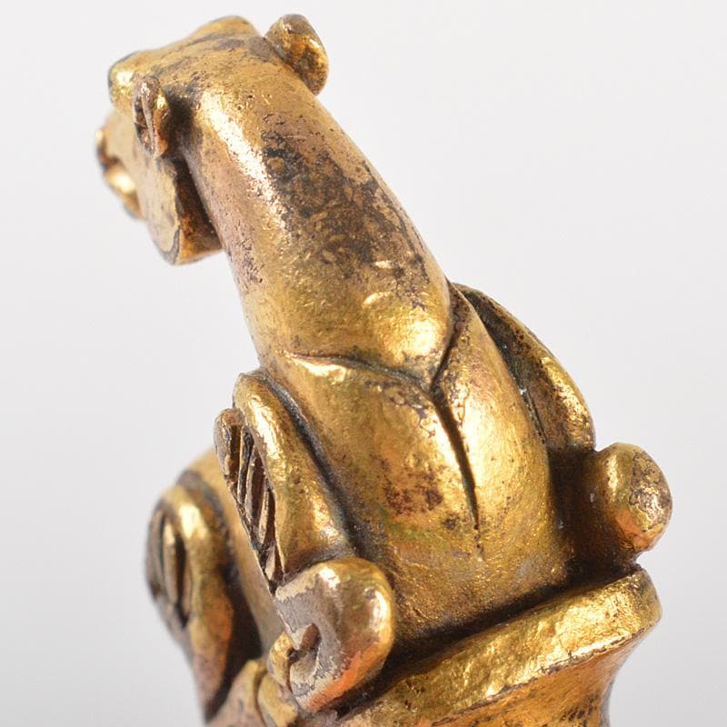 中国 古銅鍍金 馬像 紙鎮 置物 V R7506 - kaufguenstig.at