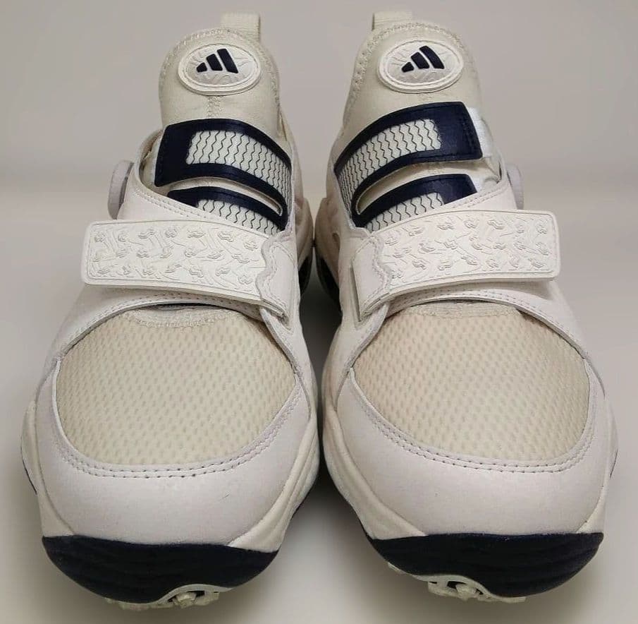 【田36】adidas コードカオス ゴルフシューズ ホワイト/ネイビー adidas（アディダス） ゴルフ(adidasGOLF) コードカオス25 ボア NKZ93