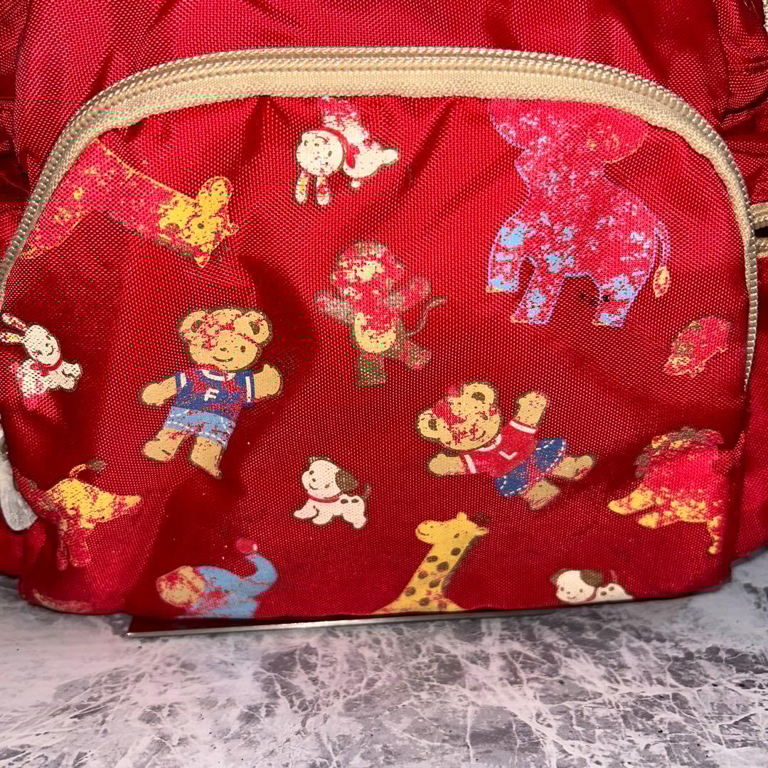 familiar ファミリア リュック レッド 可愛い 遠足 通園などに