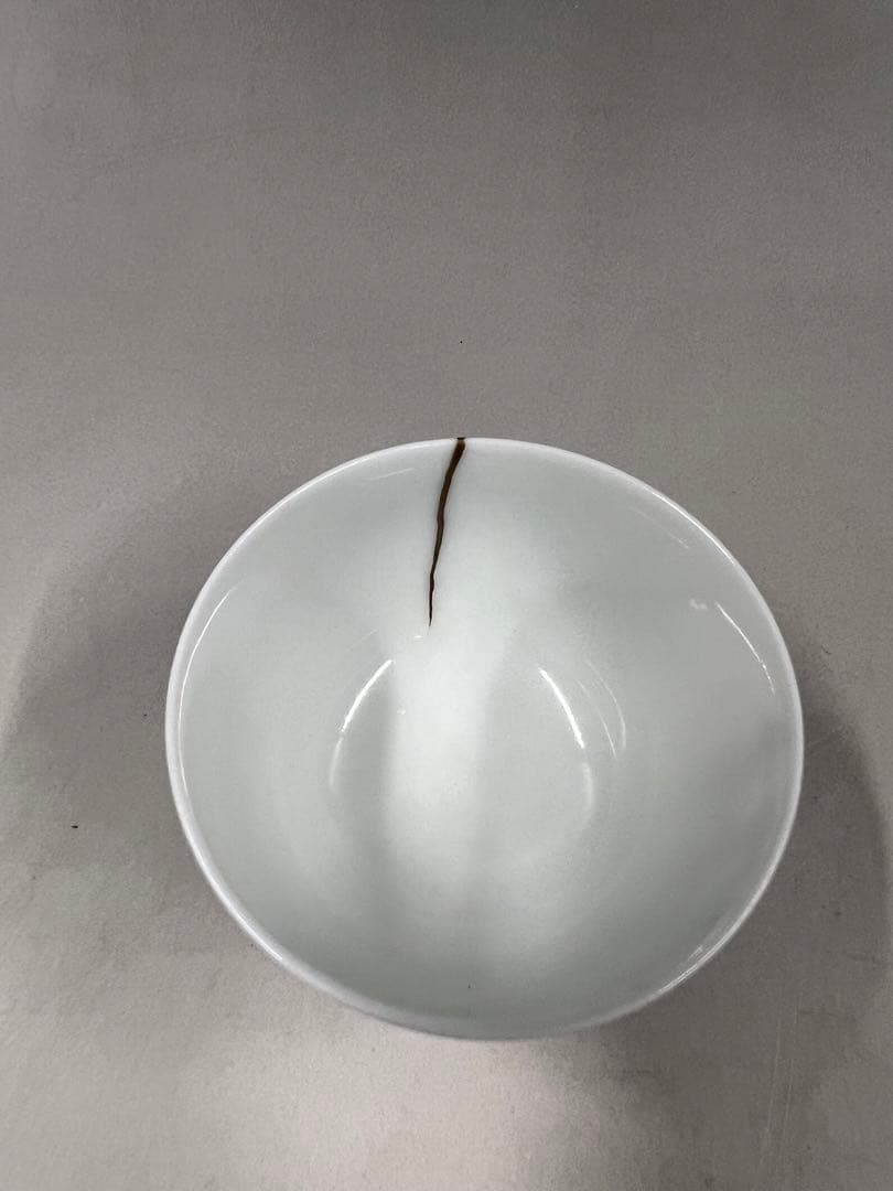 高橋道八　煎茶茶碗　磁貫入り5個（箱入り） 訳あり