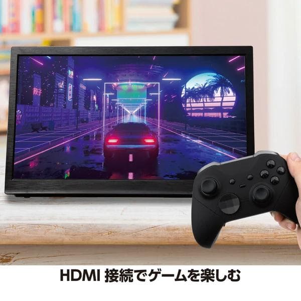 14インチ録画機能付き ポータブルTV壁掛け、スタンド置き車載可能 3WAY