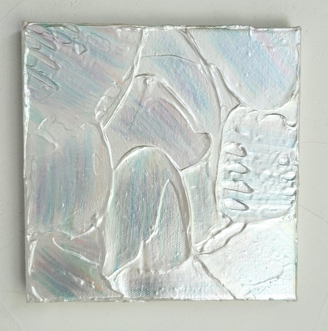 再生Ⅱ / テクスチャーアート 18×18㎝ S0 原画1点のみ モダンアート