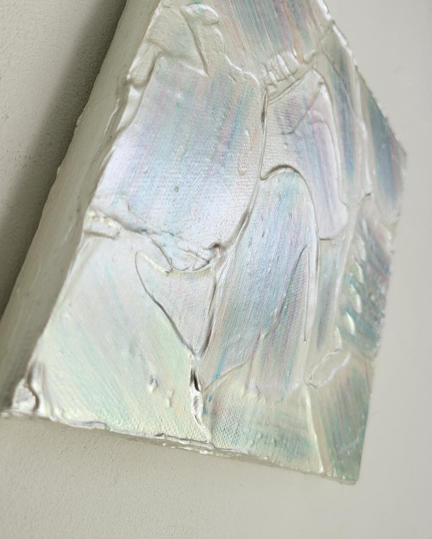 再生Ⅱ / テクスチャーアート 18×18㎝ S0 原画1点のみ モダンアート