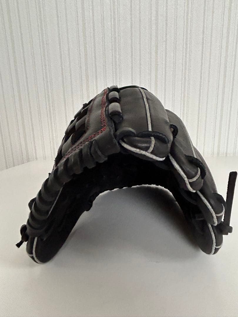 ミズノ 軟式グローブ 黒 投手用 中学生 右投げ用 サイズ11