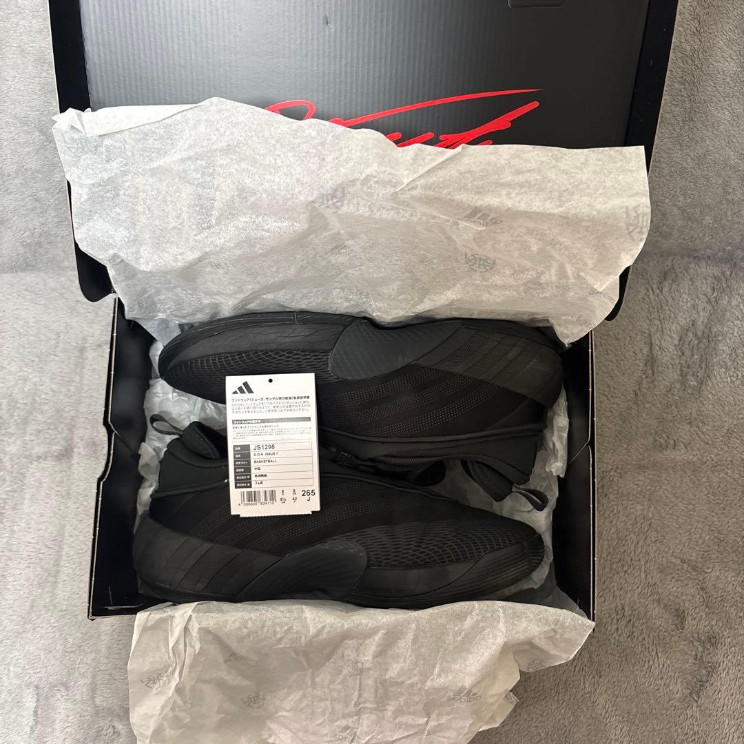 adidas D.O.N ISSUE7 ブラック 26.5cm