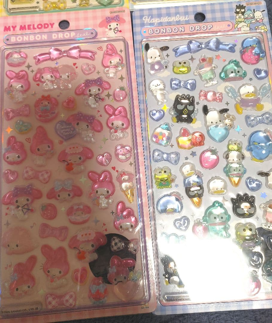 【正規品】ボンボンドロップシール サンリオ 第2弾 コンプ セット 8種類