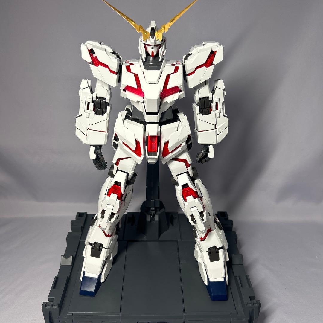 PG RX-0 ユニコーンガンダム 素組 LED付き