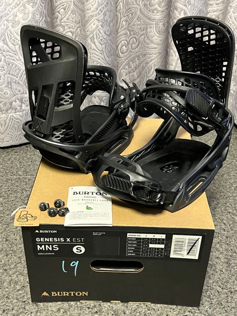BURTON GENESIS X EST Sサイズ BURTON バートン Genesis EST スノーボード バインディング