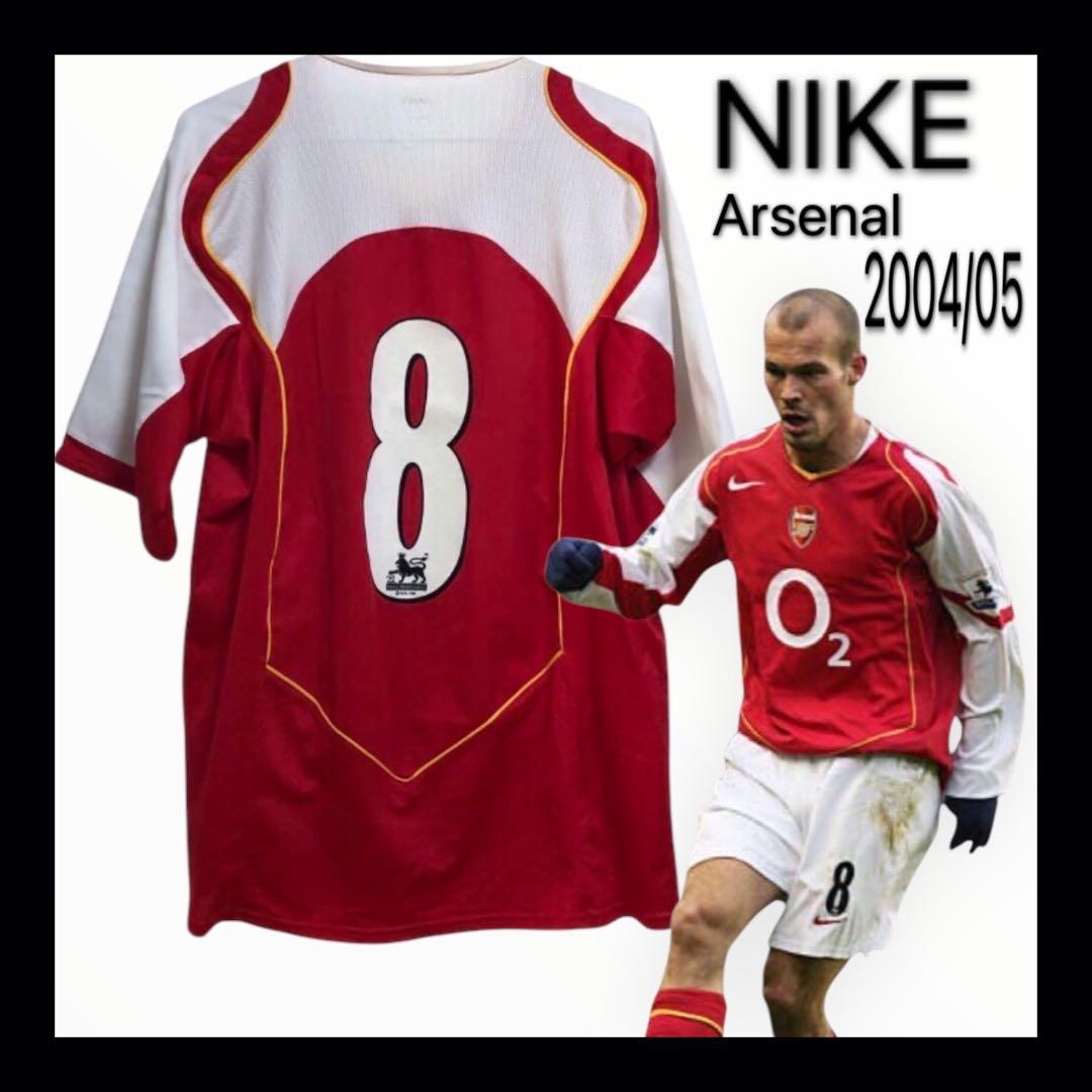 NIKE アーセナル 04/05 ユニフォーム ホーム 半袖 背番号8 - メルカリ