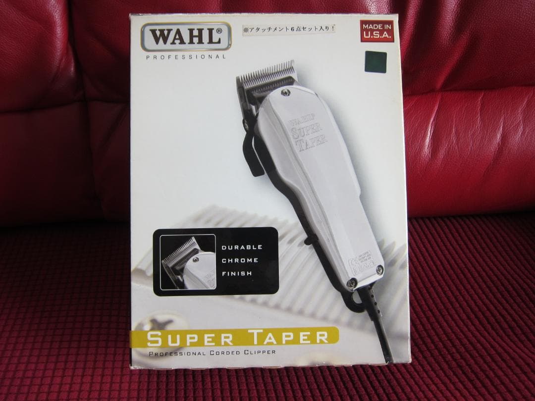 【美品】WAHL Super 89 Taper Ⅱ バリカン（動作確認済み） WAHL正規品】【保証あり】Cordless Super Taper II コードレス