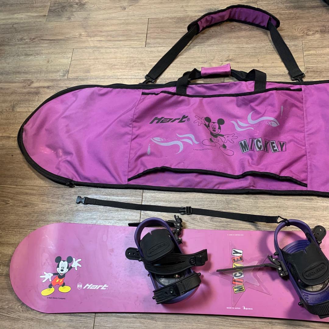 Hart ミッキーマウス スノーボード ケース セット 135〜140cm - メルカリ