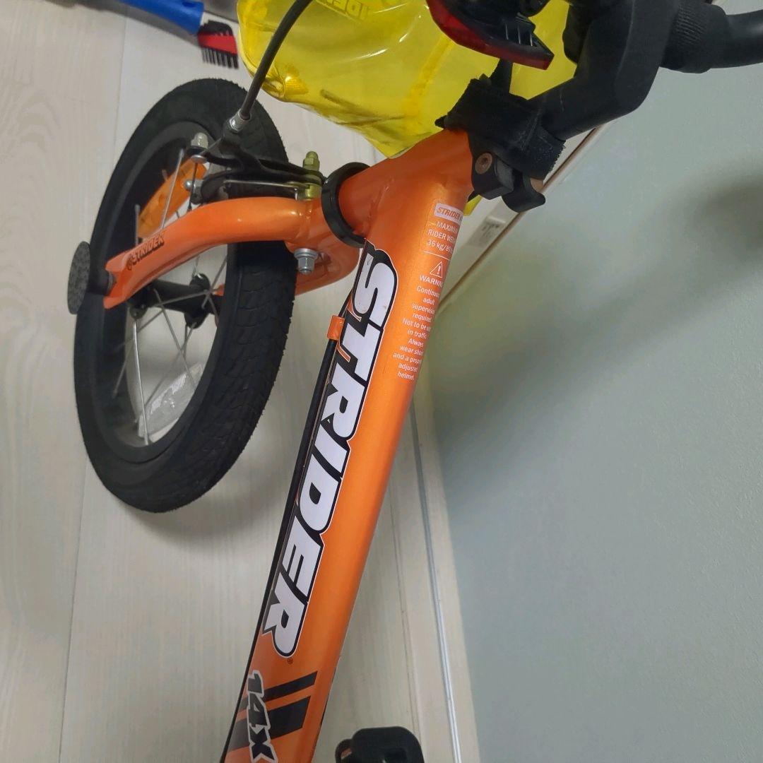 純正収納カゴ付き】 STRIDER 14x オレンジ ストライダー - メルカリ