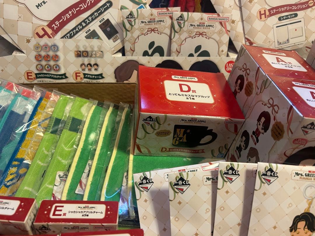 一番くじ&限定シート Mrs. GREEN APPLE ミセス 未開封39点