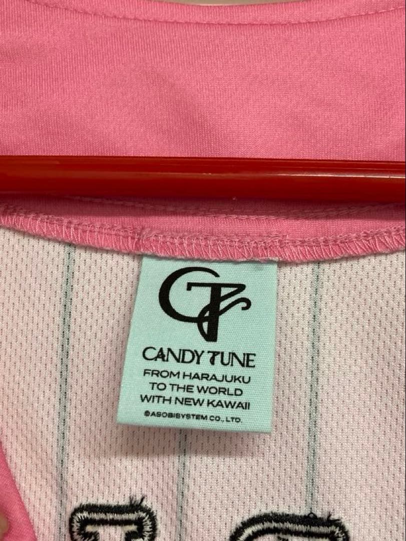 CANDY TUNE ピンクストライプTシャツ 村川緋杏☆ - メルカリ