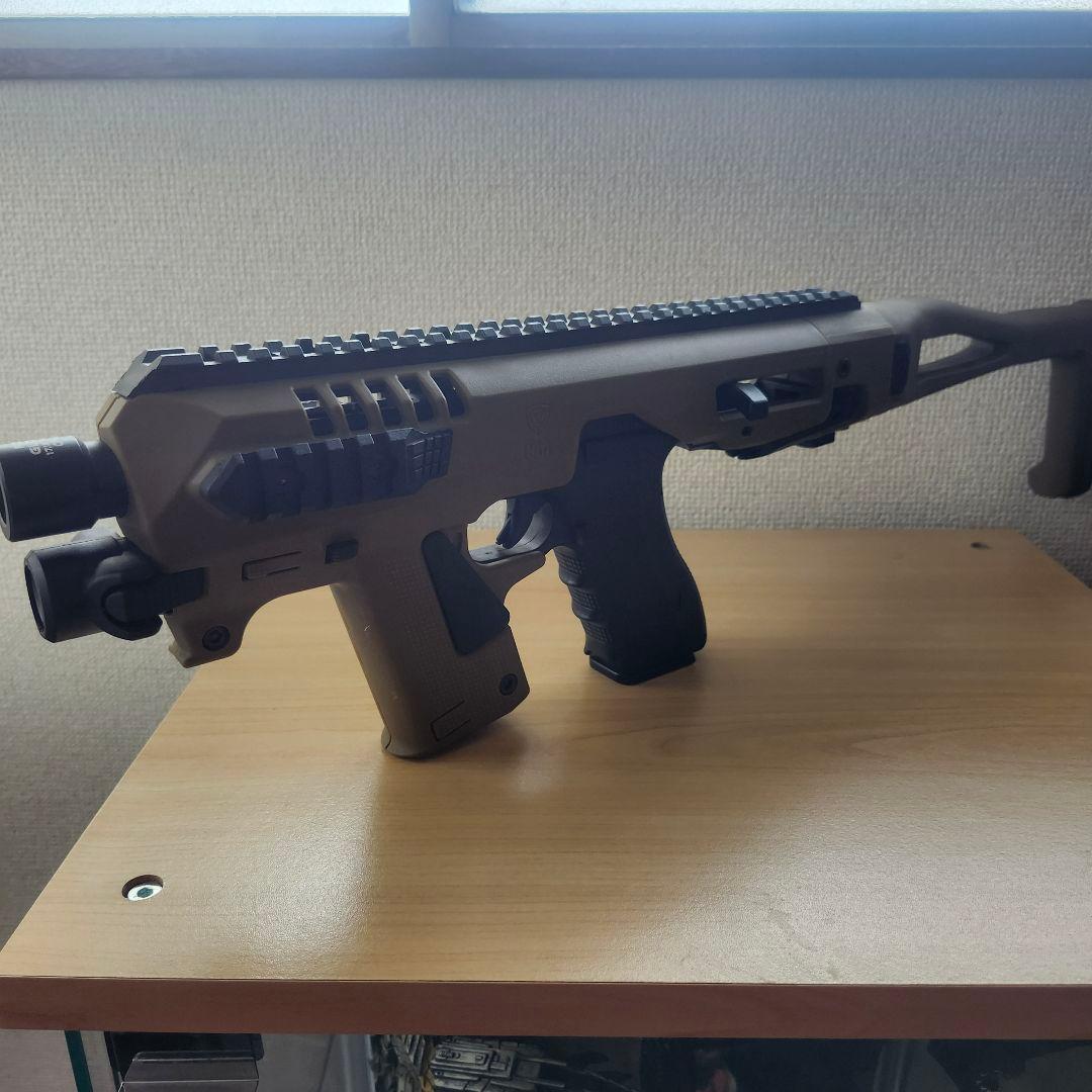 CAA グロックカービンキット タンカラー ライト付き