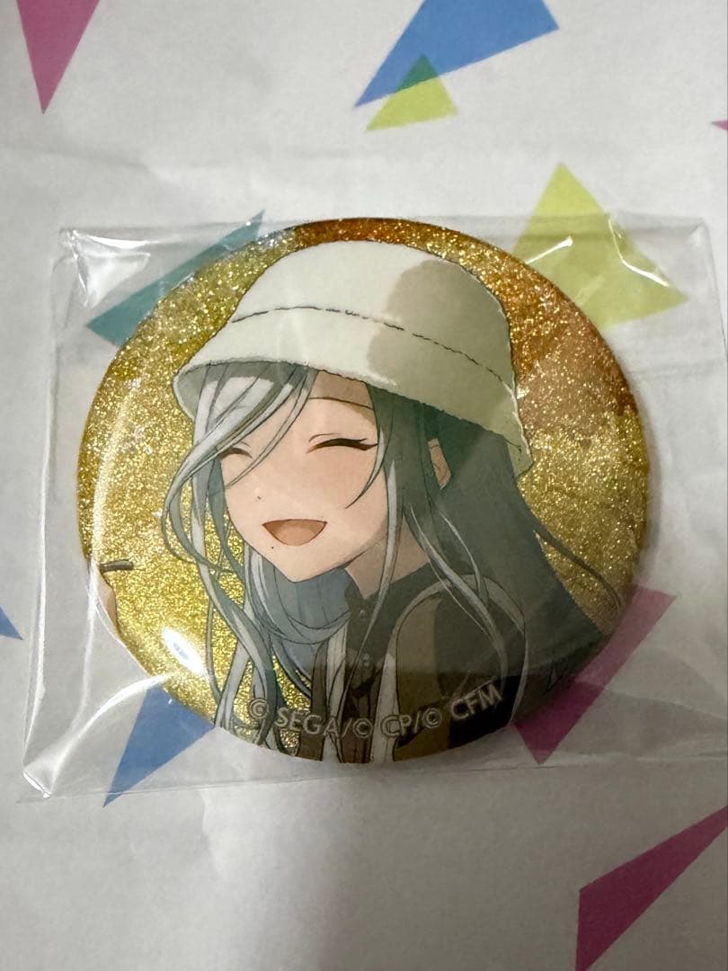 プロセカ日野森雫 グリッター缶バッジイベントイラストコレクションvol