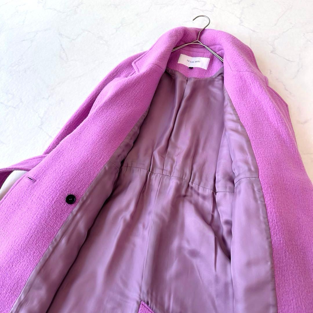 未使用級LE CIEL BLEUルシェルブルー カラービッグコート - メルカリ