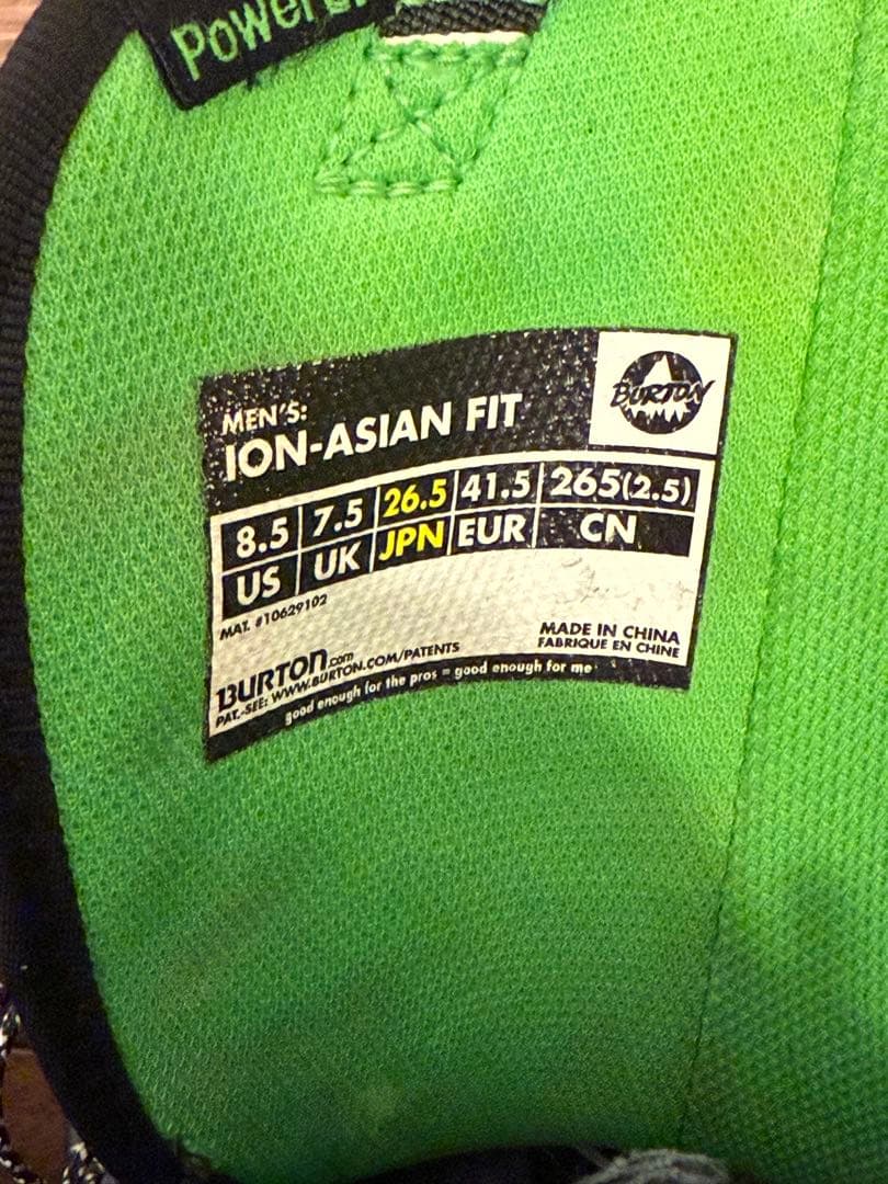 スノーボード BURTON ION ASIAN FIT 26.5cm