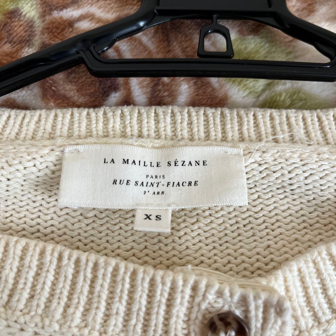セザンヌSÉZANE LÉONTINE ボーダーセーター エクリュ ネイビー - メルカリ