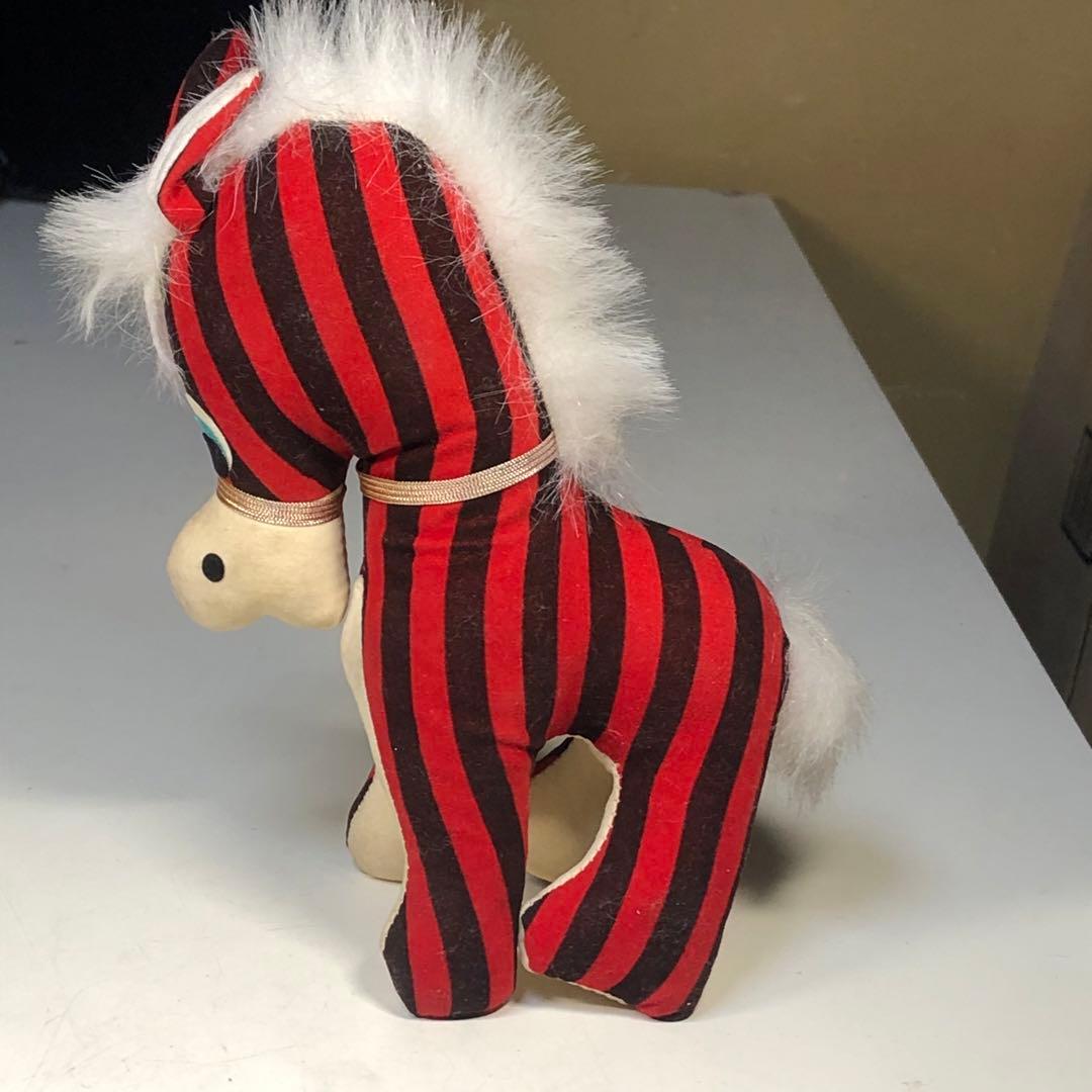 昭和レトロ 馬 ぬいぐるみ アンティーク雑貨 - メルカリ