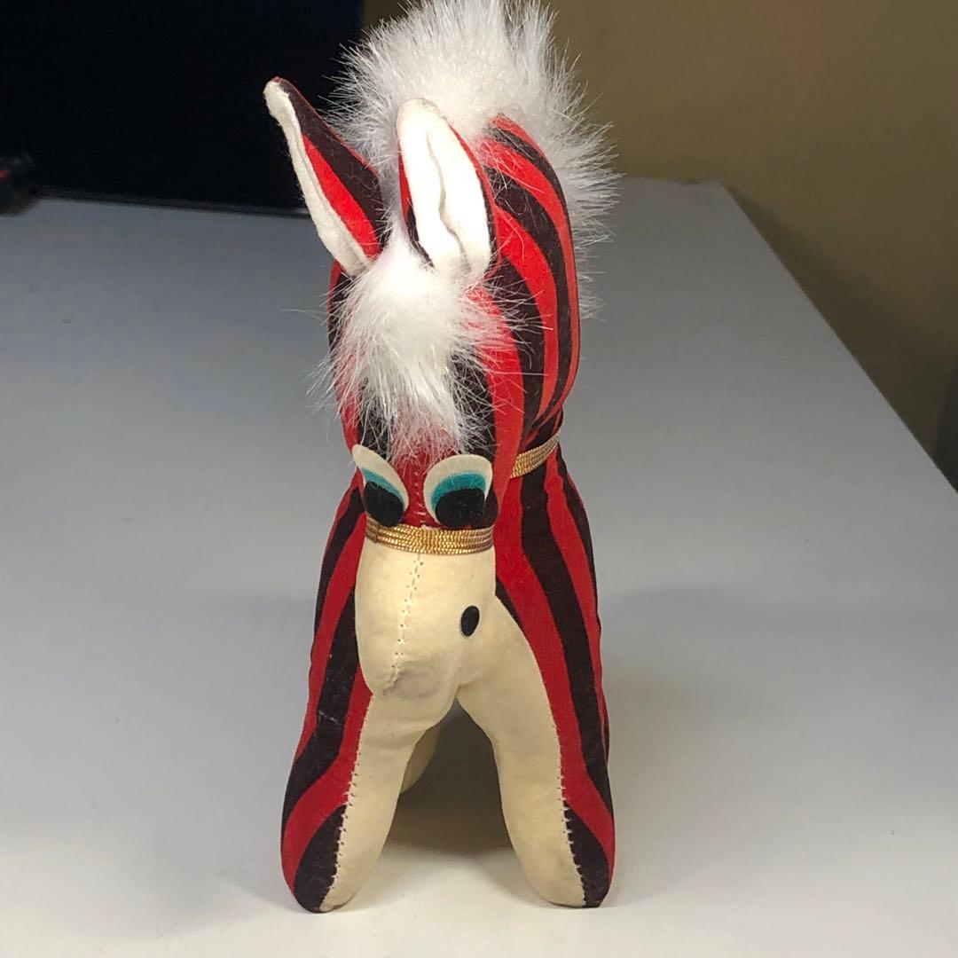 昭和レトロ 馬 ぬいぐるみ アンティーク雑貨 - メルカリ