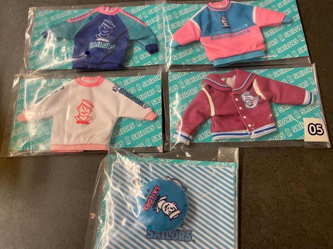 リカちゃんくじ セーラーズ 05ドレススタジャン 06ドレストレーナー 07