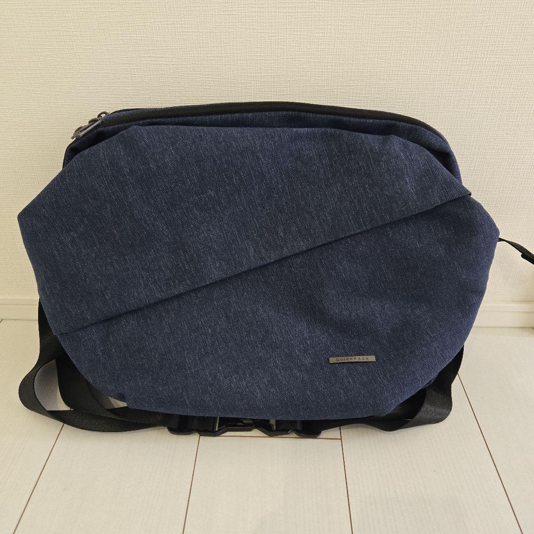 QUICK PACK 13 メッセンジャーバッグ ミニマルに働く人のためのワーカーズボディバッグ「QUICK PACK 13